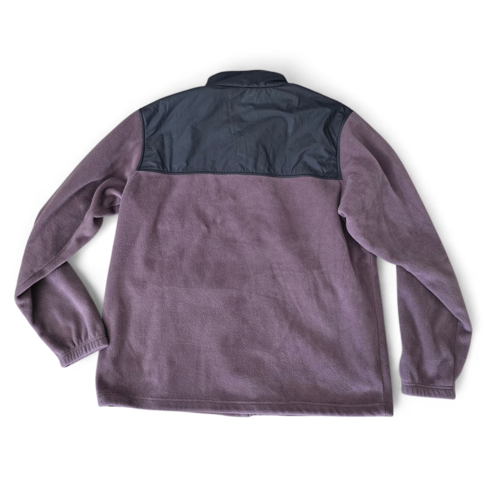Columbia Dusty Plum Fleece Jacket XL Gorpcore Full Zip Hiking Outdoor - Picture 3 of 5